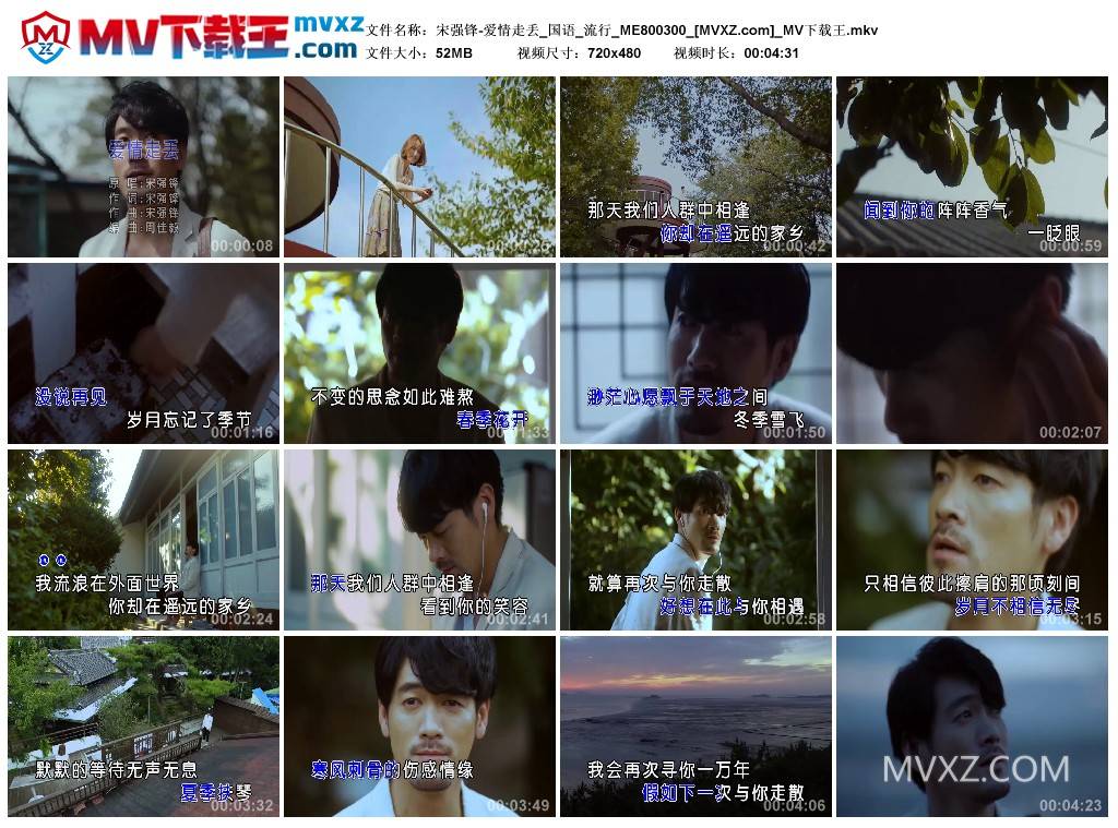 宋强锋-爱情走丢_国语_流行_ME800300
